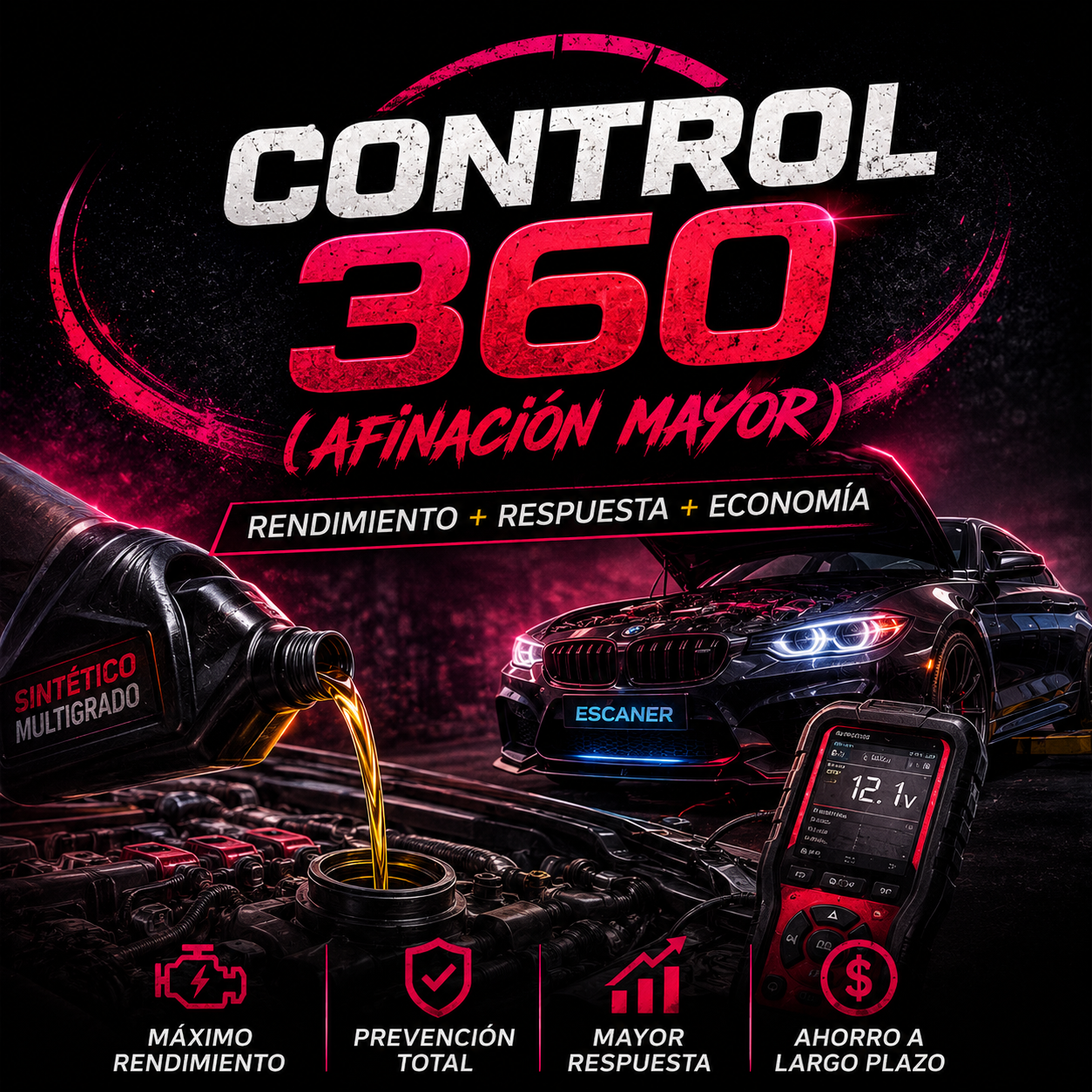 Afinación mayor Control 360